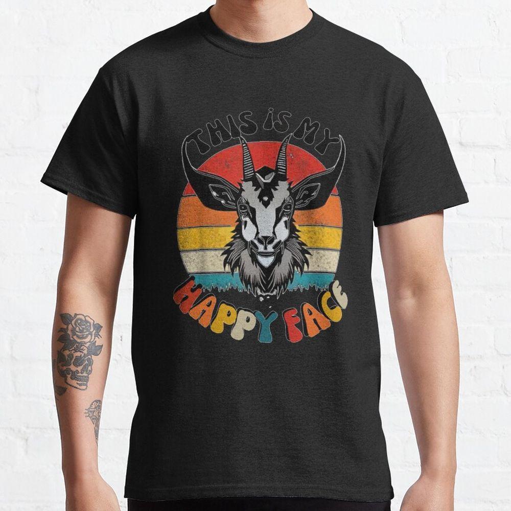 Billy Goat Funny This Is My Happy Face Kids Woman Men Shirt Billy Goat Funny This Is My Happy Face Kids Woman Men Shirt